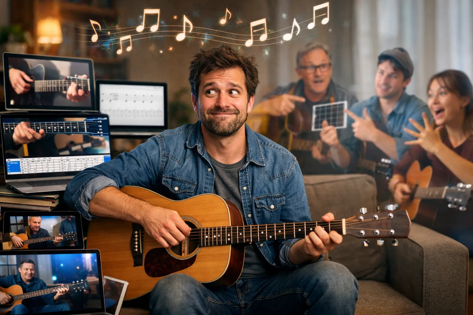 Meilleurs Cours de Guitare en Ligne 2026 — Comparatif Complet