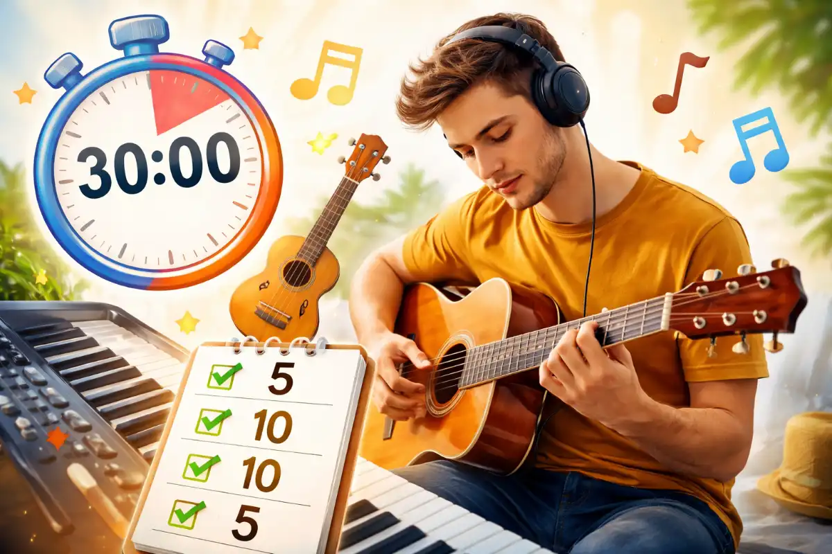 Comment Réussir une Séance de Pratique Musicale Efficace en 30 Minutes