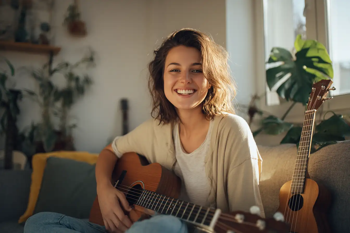 Guitare et ukulélé avec formations Musique Facile